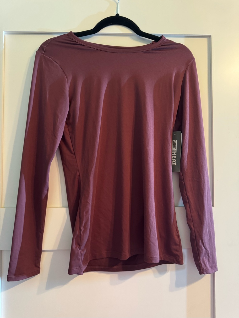 32 Degrees Long Sleeve Crew Top - Mauve Rose